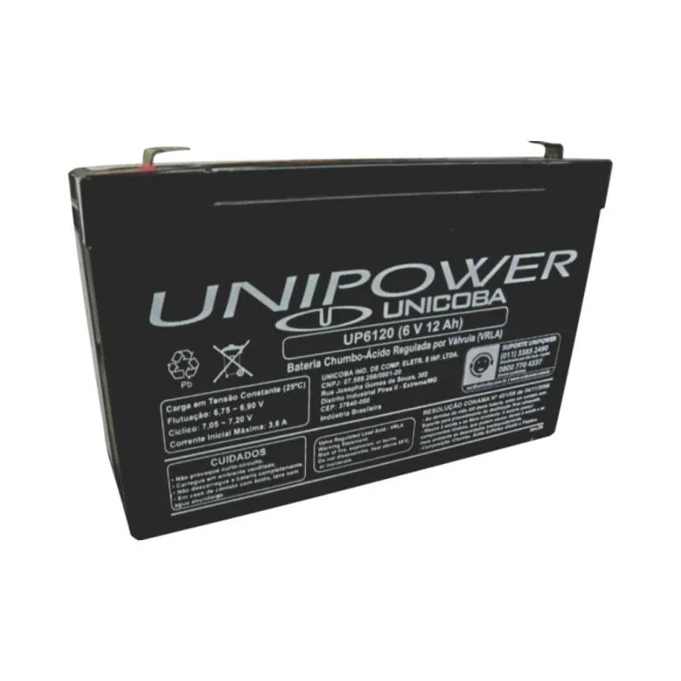 Bateria Selada 6V 12A