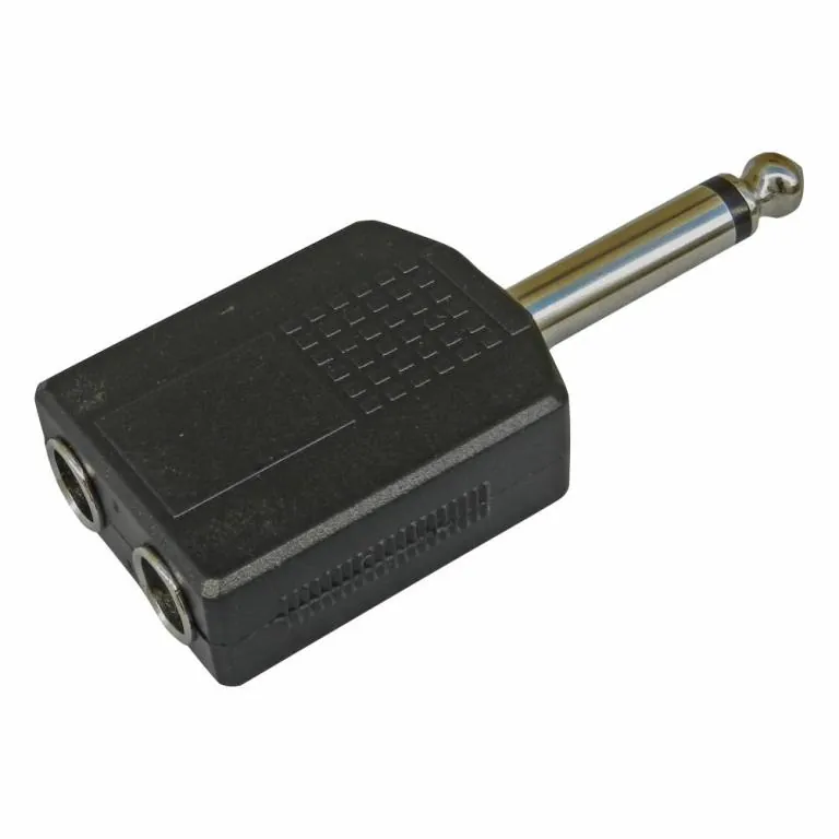 Adaptador  -  P10 Mono x 2 P10 F  2 J-10 Mono - (05pçs)