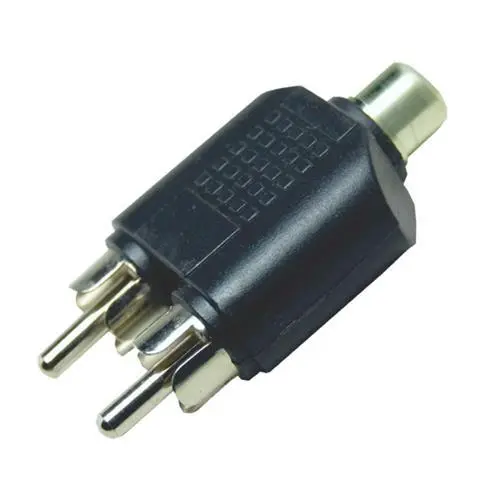 Adaptador   Jack Rca F x 2 Rca M - (05pçs)