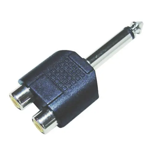Adaptador  -  P-10 Mono x 2 Rca - (05pçs)