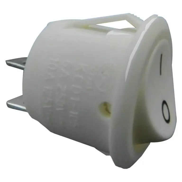 Chave Gangorra  lig   des - 2 Polos (05pçs) - Branca