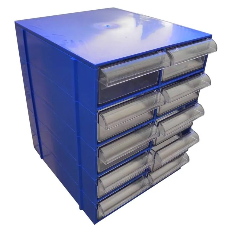 Módulo com 10 Gavetas - Azul