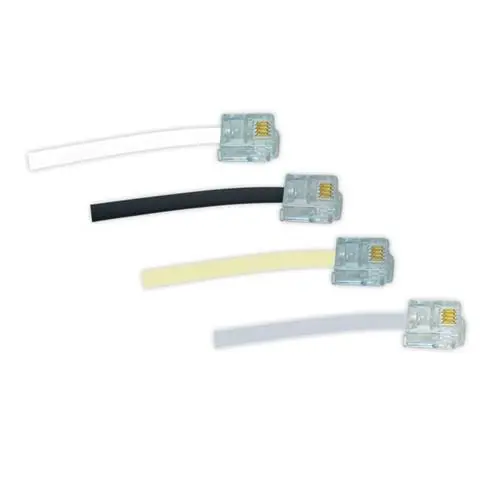 Extensão rj 11 para Telefone - Lisa - 1,5M - PT/BC/CZ