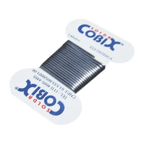 Solda Cobix 1mm  (10 cartelas-1mt (cada))