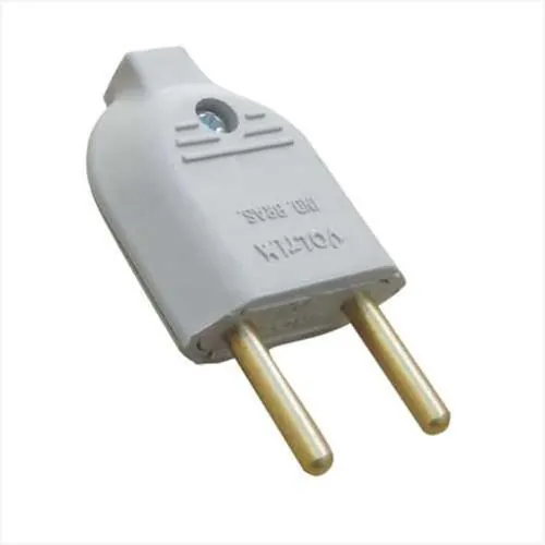 plug macho 2p Bipolar Europeu 20A (10pçs)
