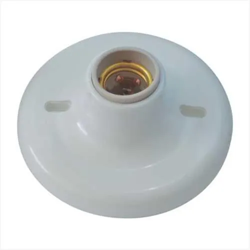 Plafon base decor c/ Soquete de Porcelana