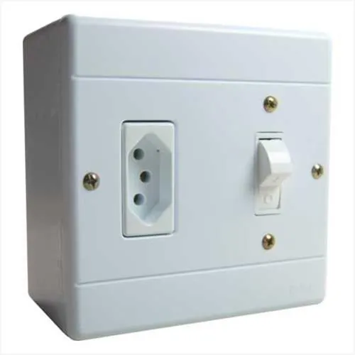 CAIXA AIR BOX SOBREPOR - TOMADA E DISJ