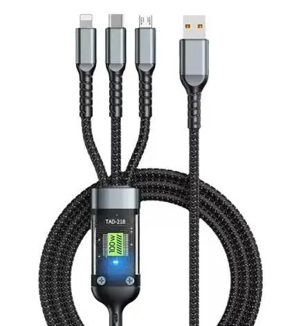 CABO USB TRIPLO V8 IPHONE  TYPE C