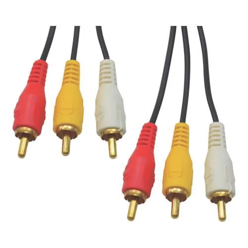 Cabo 3+3 Rca - Niquelado