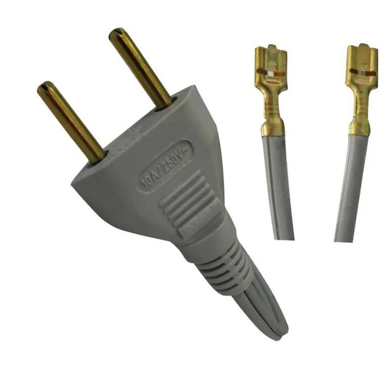 Cabo para Ferro Cinza - Encaixe - 10pçs