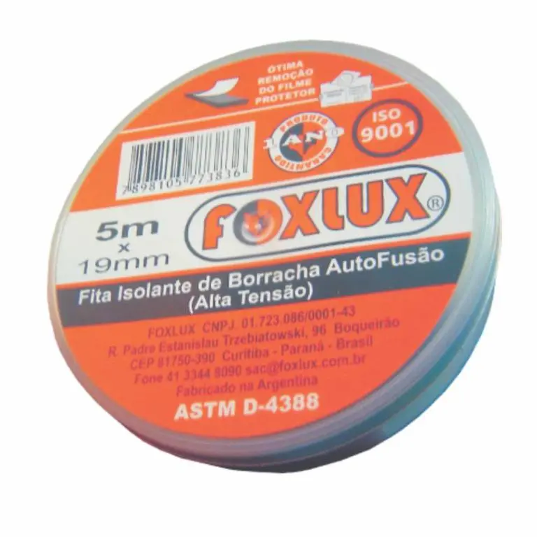 Fita Isolante Auto Fusão - 10m