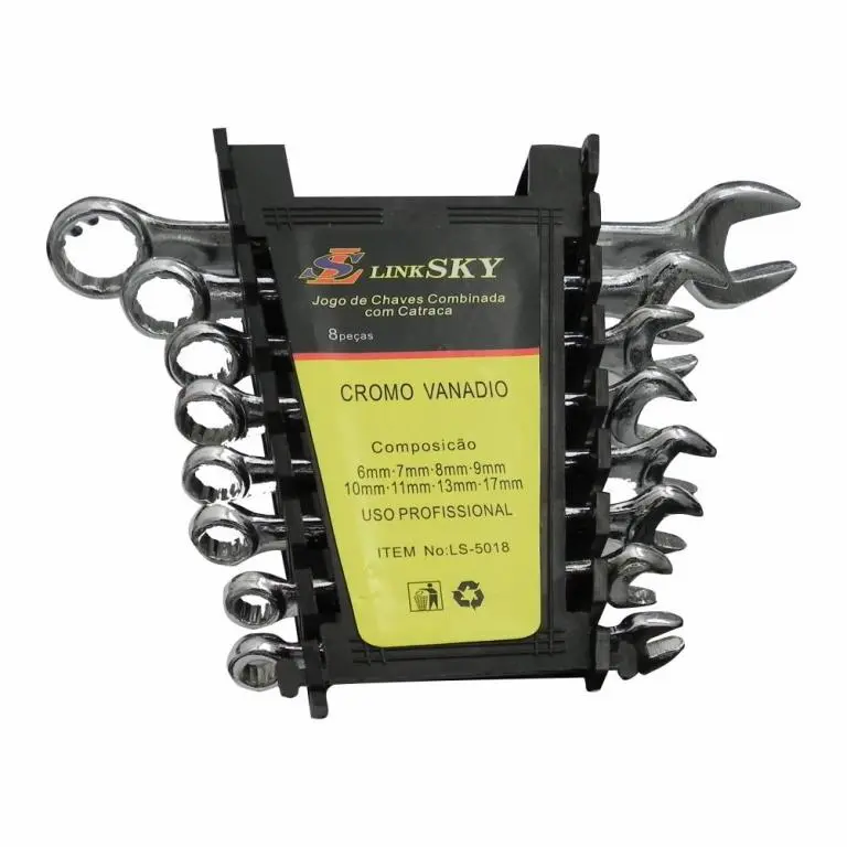 Kit de Chaves Combinadas 08pçs
