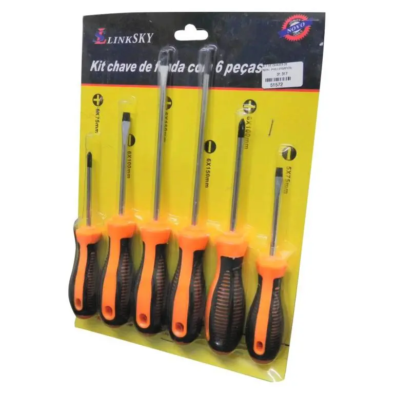 Kit Chaves de Fenda/Phillips