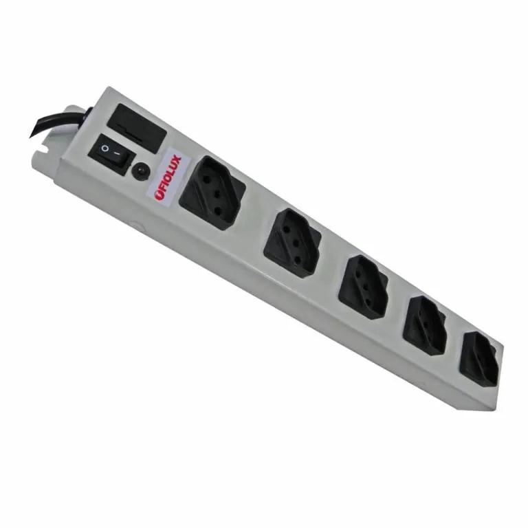 Filtro de Linha met  5 Tomadas espaçadas  - 1 mT