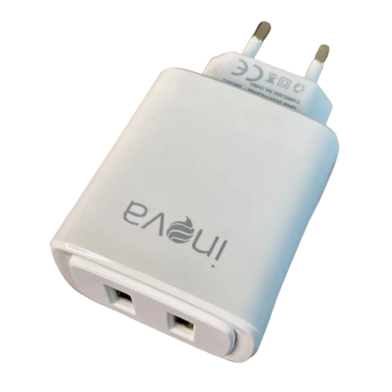 CARREGADOR  IPHONE  5,1A TURBO  -  C/CABO