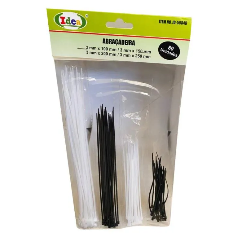 KIT ABRAÇADEIRAS 100/150/200/250mm