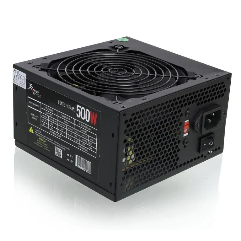 FONTE PC 500W -  SEM CAIXA/CABO