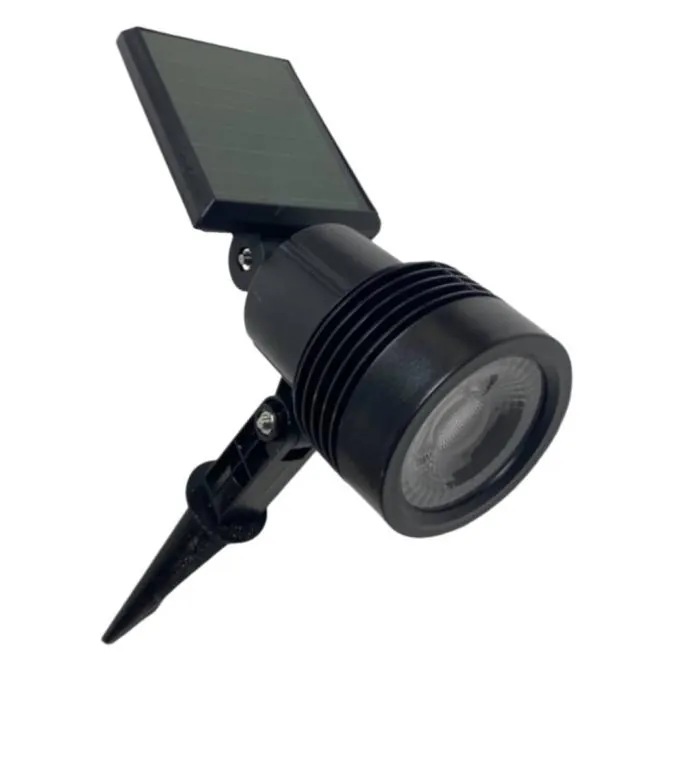 LAMP ESPETO SOLAR DE JARDIM AMARELA