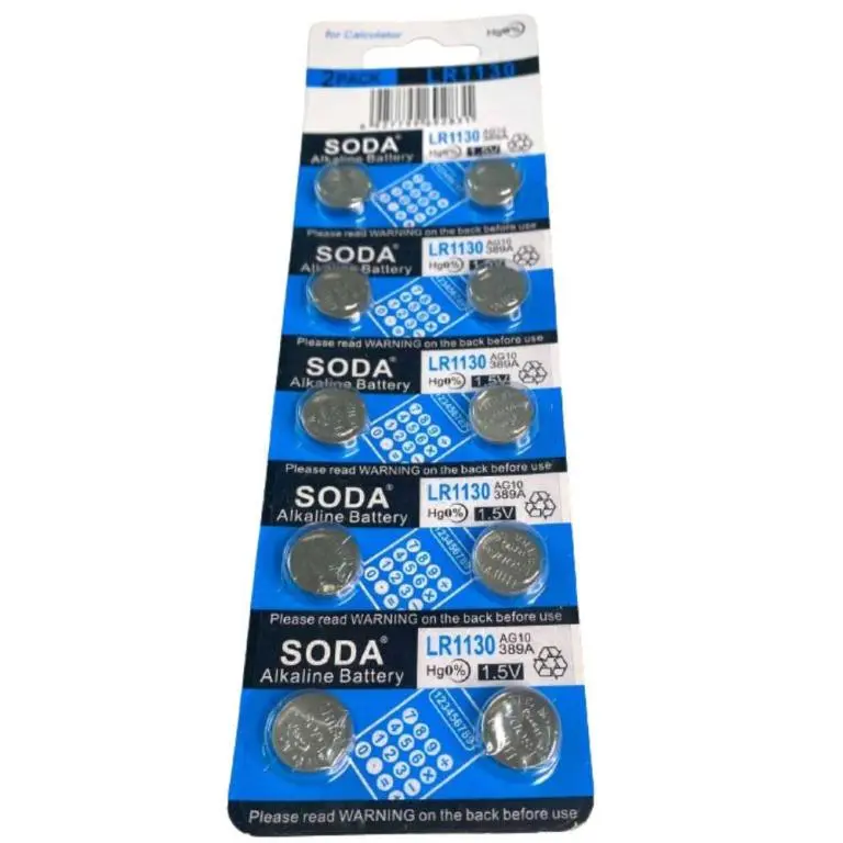 BATERIA LR 1130   1,5V  10pçs