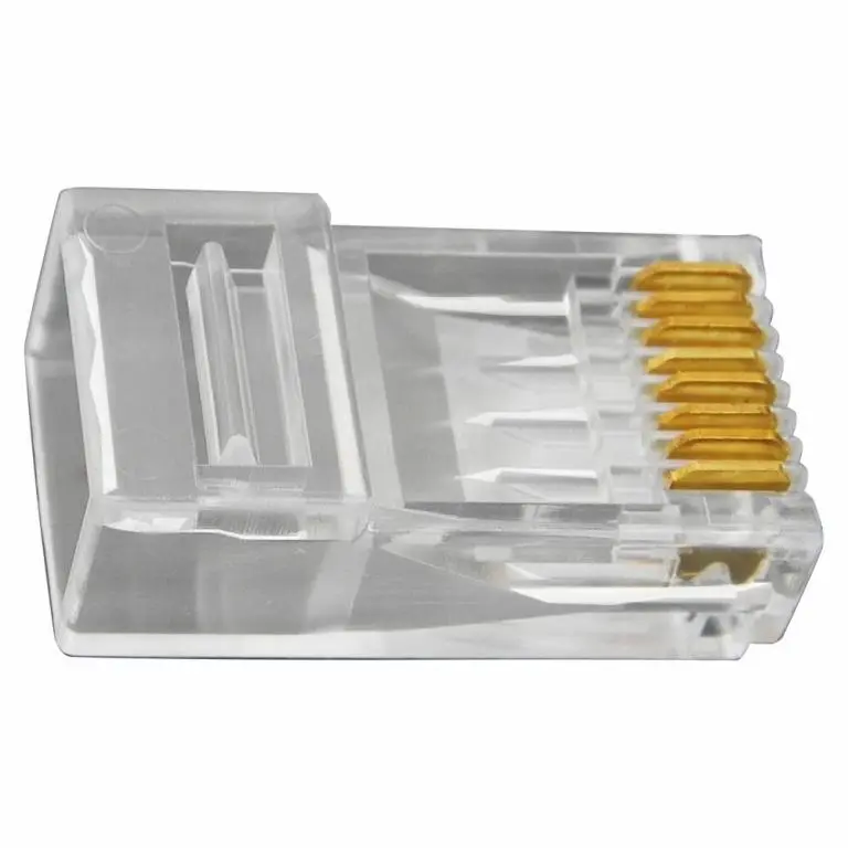 CONECT RJ45 VAZADO  50 PÇ