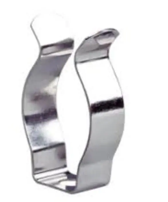 ABRAÇADEIRA AÇO P/  LAMP T8  10PÇ