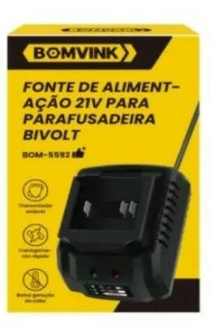 CARREGADOR P/ PARAFUSADEIRA  21V  REF. 5592