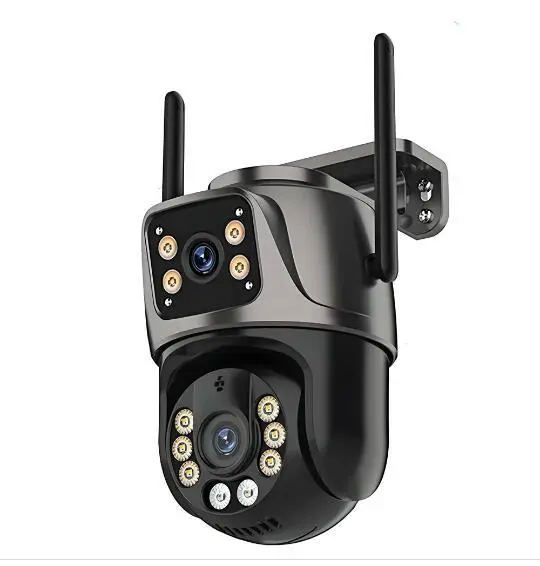 CAMERA DE SEGURANCA DUPLA PRETA  JT-9697-B IP66